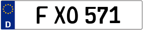 Truck License Plate